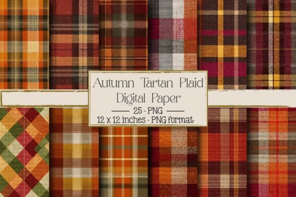 Autumn Color Tartan Plaid: A Creative Design Resource