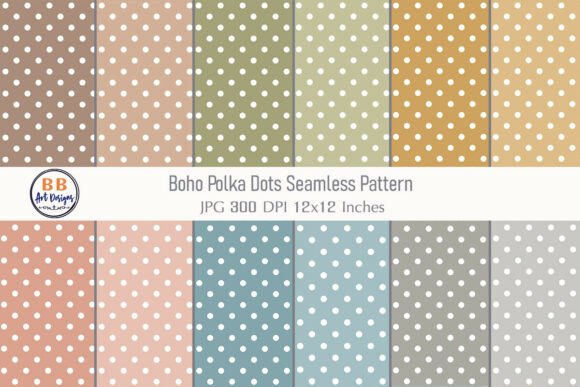 Boho Polka Dots Seamless Pattern Paper: Creative Possibilities Unleashed