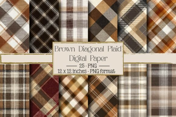 Brown Diagonal Plaid: A Timeless Pattern for Creative and Practical Use