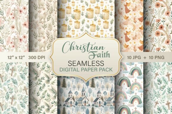 Celebrating Faith with the Christian Faith Seamless Set: A Modern Design for Spiritual Expression