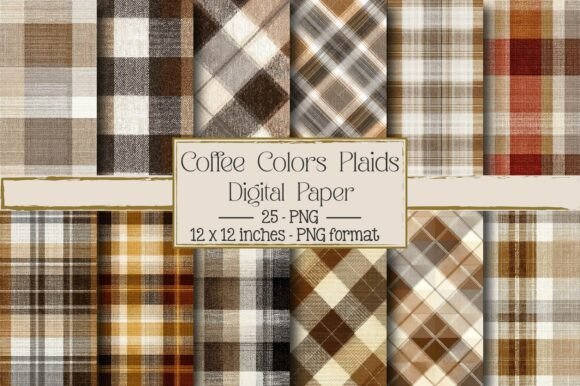 Coffee Colors Plaids: A Versatile Design Resource for Creative Projects