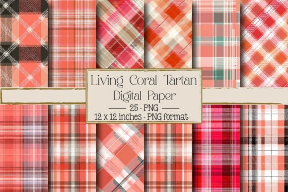 Living Coral Tartan: A Vibrant Design Trend for Creative Projects
