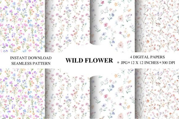 Small Print Flower Seamless: A Digital Design Delight