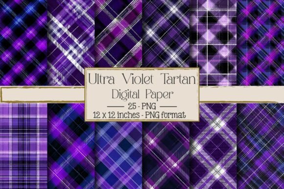 Ultra Violet Tartan – A Bold Choice for Creative Designers
